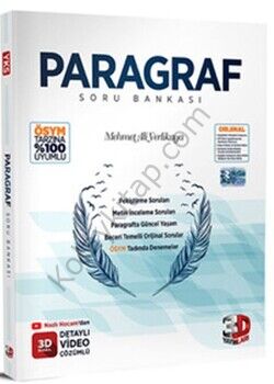 3D Yayınları Paragraf Konu Özetli Soru Bankası