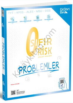 ÜçDörtBeş Yayınları TYT KPSS ALES MSÜ DGS Sıfır Risk Problemler