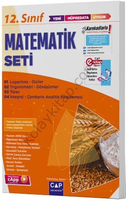 Çap Yayınları 12. Sınıf Anadolu Matematik Seti