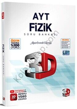 3D Yayınları AYT Fizik Soru Bankası
