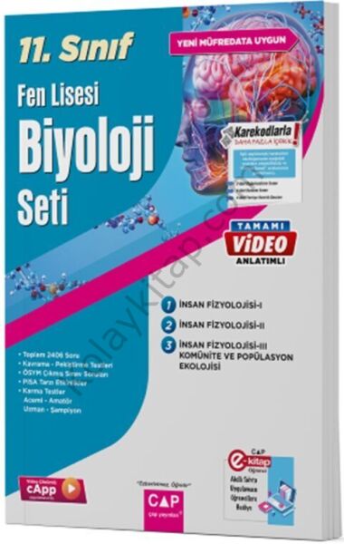 Çap Yayınları 11. Sınıf Biyoloji Fen Lisesi Seti