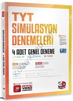 3D Yayınları TYT 4 lü Simülasyon Genel Deneme