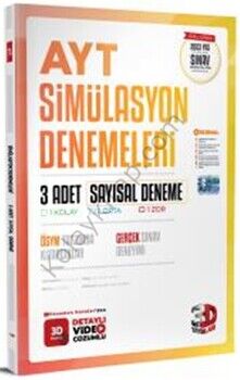 3D Yayınları AYT Sayısal 3 lü Simülasyon Genel Deneme