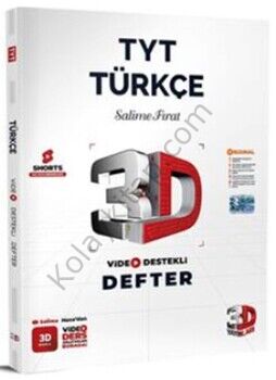 3D Yayınları TYT Türkçe Video Destekli Defter