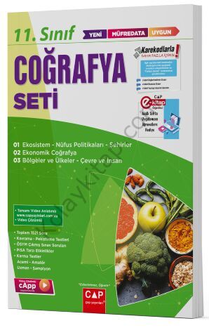 Çap Yayınları 11. Sınıf Coğrafya Seti