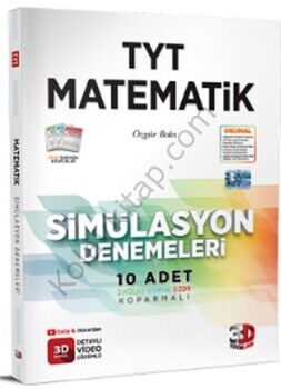 3D Yayınları TYT Matematik Simülasyon 10 Deneme