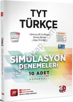 3D Yayınları TYT Türkçe Simülasyon 10 Deneme