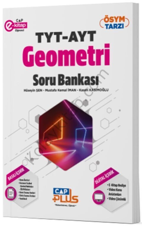 Çap Yayınları TYT AYT Geometri Plus Soru Bankası
