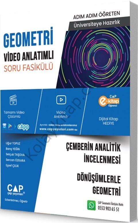 Çap Geometri Çemberin Analitik İncelenmesi Dönüşümlerle Geometri