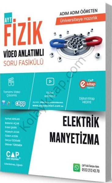 Çap Fizik Elektrik Manyetizma Konu Anlatımlı Soru Bankası