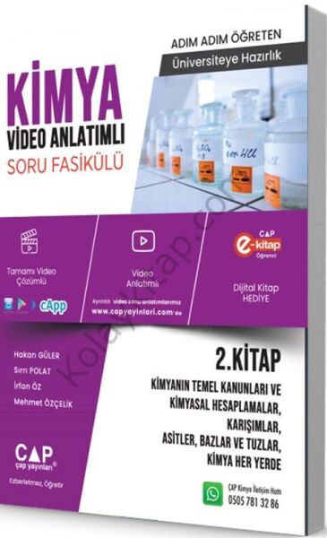 Çap Yayınları Kimya 2. Kitap Konu Anlatımlı Soru Bankası