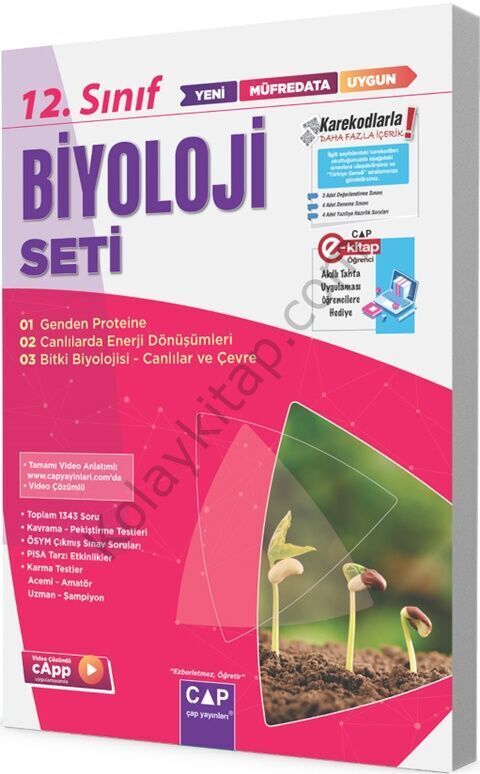 Çap Yayınları 12. Sınıf Biyoloji Anadolu Seti