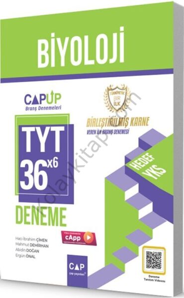 Çap Yayınları TYT Biyoloji 30 x 6 Up Deneme