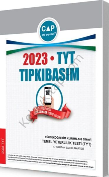 Çap Yayınları 2023 TYT Tıpkı Basım