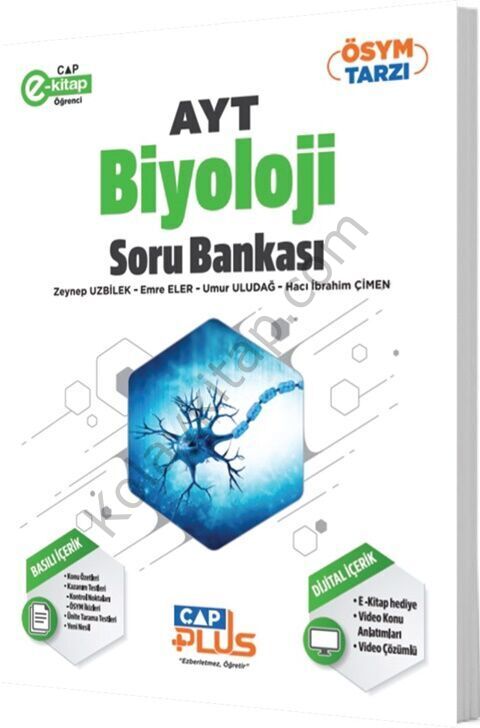 Çap Yayınları AYT Biyoloji Plus Serisi Soru Bankası
