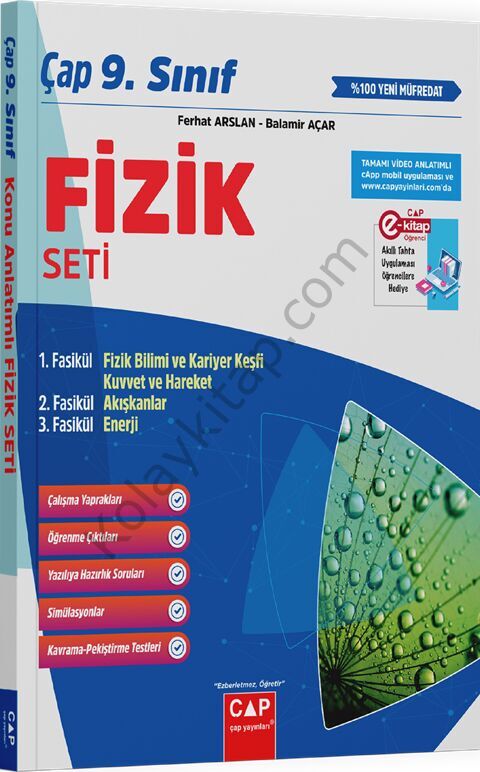 Çap Yayınları 9. Sınıf Fizik Seti