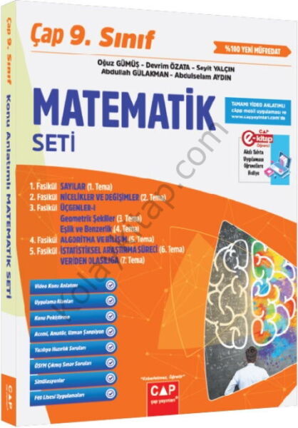 Çap Yayınları 9. Sınıf Matematik Seti