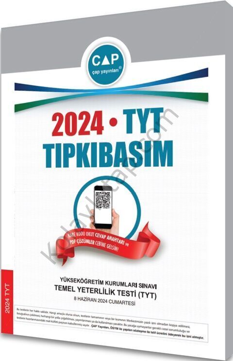 Çap Yayınları 2024 TYT Tıpkı Basım