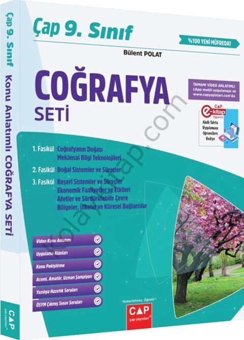 Çap Yayınları 9. Sınıf Coğrafya Seti