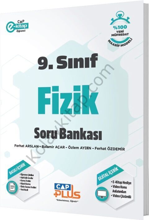 Çap Yayınları 9. Sınıf Fizik Plus Soru Bankası