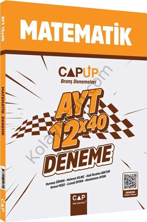 Çap Yayınları AYT Matematik 12 x 40 Up Deneme
