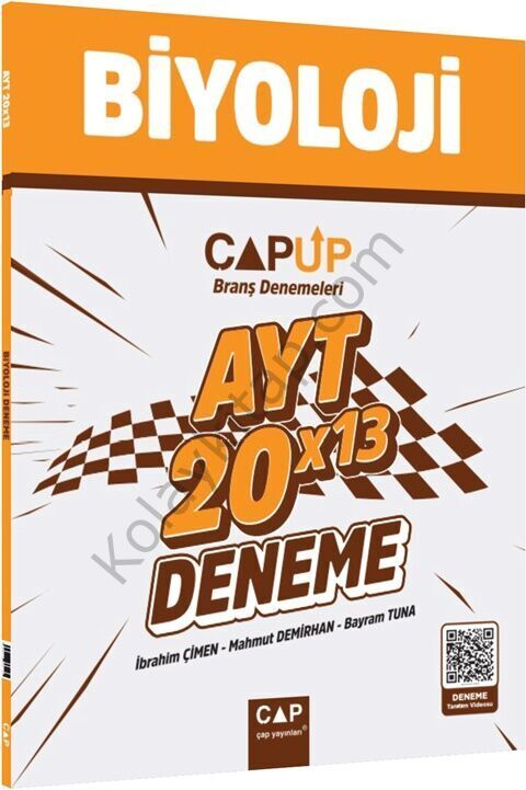 Çap Yayınları AYT Biyoloji 20 X 13 Up Deneme