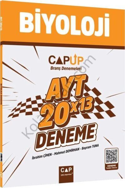 Çap Yayınları AYT Biyoloji 20 X 13 Up Deneme