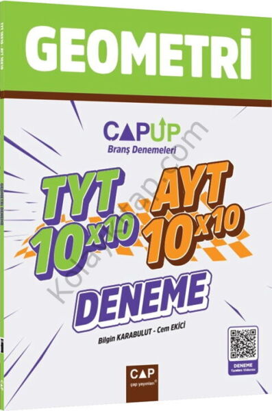 Çap Yayınları TYT AYT Geometri 10 X 10 Up Deneme