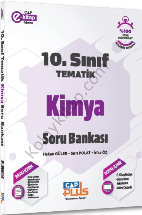 Çap Yayınları 10. Sınıf Kimya Tematik Soru Bankası