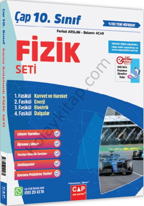 Çap Yayınları 10. Sınıf Fizik Seti