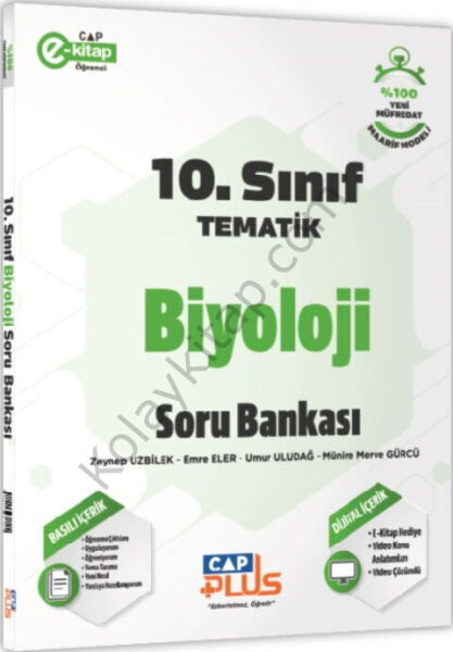 Çap Yayınları 10. Sınıf Biyoloji Tematik Soru Bankası