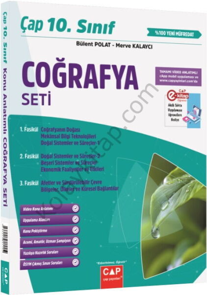 Çap Yayınları 10. Sınıf Coğrafya Seti