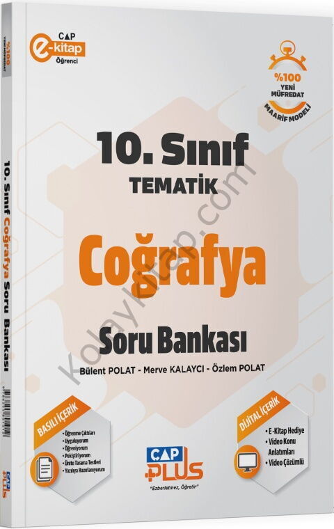 Çap Yayınları 10. Sınıf Coğrafya Tematik Soru Bankası