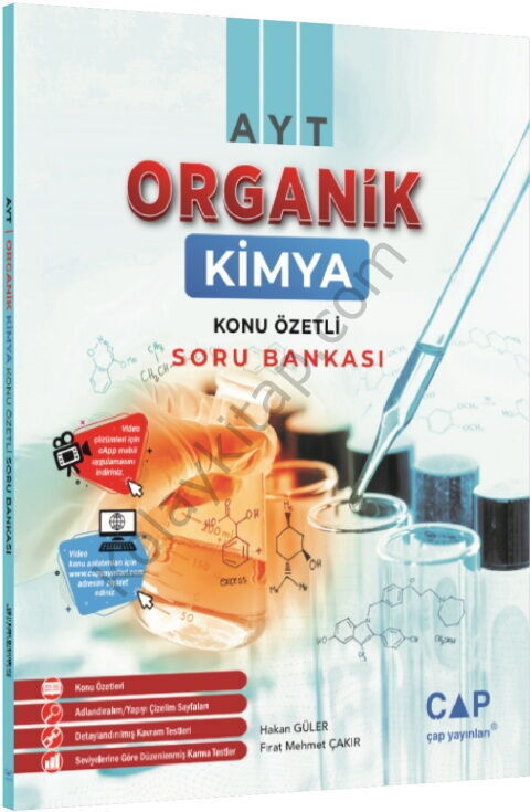 Çap Yayınları AYT Organik Kimya Konu Özetli Soru Bankası