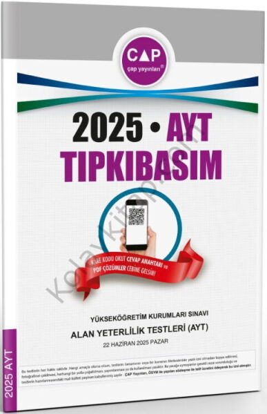 Çap Yayınları 2025 AYT Tıpkı Basım