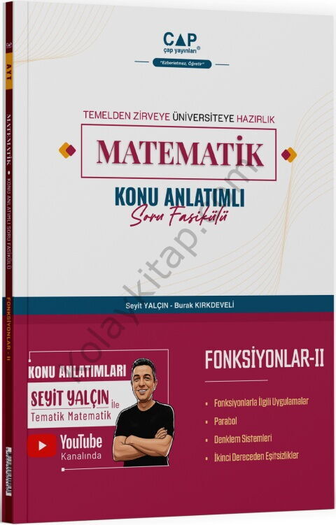 Çap Yayınları Matematik Fonksiyonlar II Konu Anlatımlı Soru Fasikülü