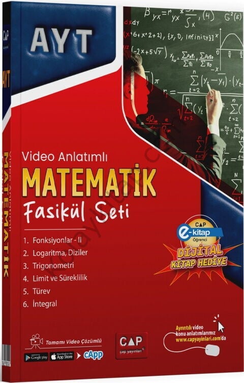 Çap Yayınları AYT Matematik Video Anlatımlı Fasikül Seti