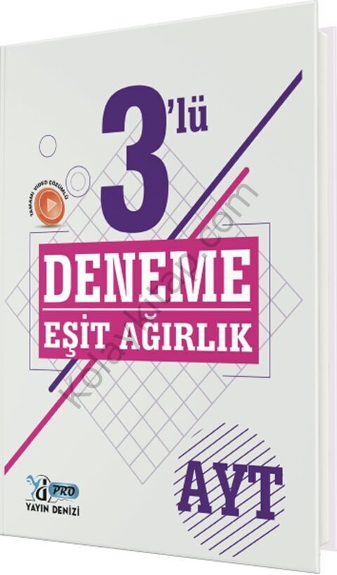 Yayın Denizi AYT Eşit Ağırlık 3 lü Pro Deneme