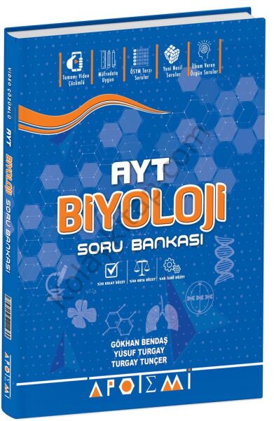 Apotemi Yayınları AYT Biyoloji Soru Bankası