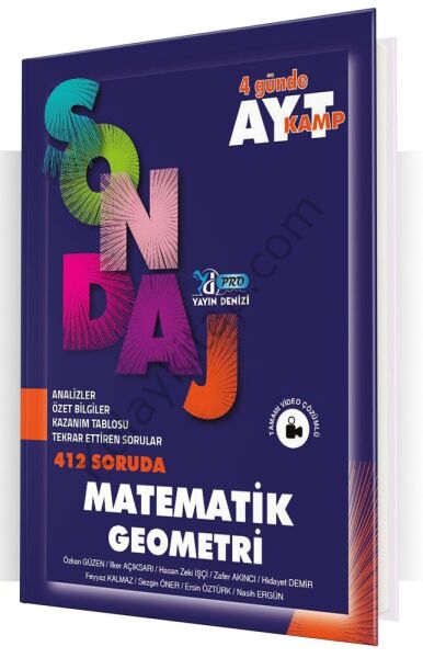 Yayın Denizi AYT Matematik Geometri Pro 412 Soruda Sondaj Kamp