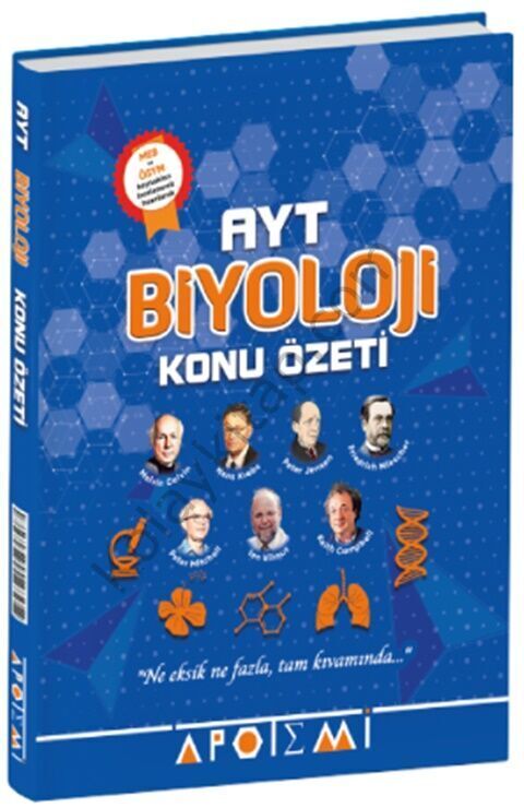 Apotemi Yayınları AYT Biyoloji Konu Özeti