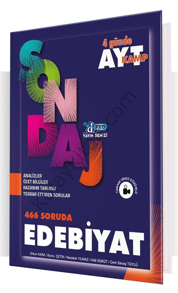 Yayın Denizi AYT Türk Dili ve Edebiyatı Pro 466 Soruda Sondaj Kamp