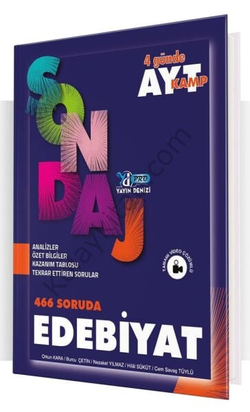 Yayın Denizi AYT Türk Dili ve Edebiyatı Pro 466 Soruda Sondaj Kamp