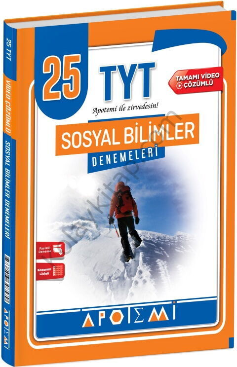 Apotemi Yayınları TYT Sosyal Bilimler 25 li Deneme