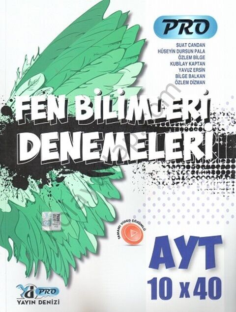 Yayın Denizi AYT Fen Bilimleri Pro 10 x 40 Denemeleri