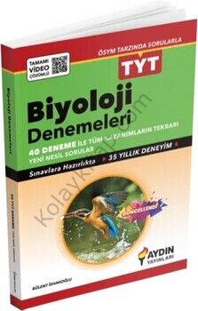 Aydın Yayınları TYT Biyoloji 40 lı Deneme