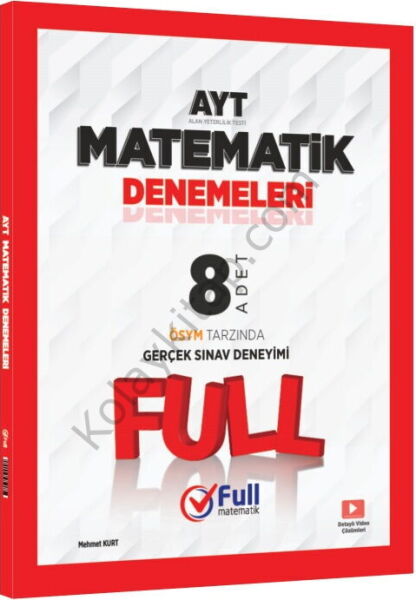 Full Matematik Yayınları AYT Matematik 8 li Deneme