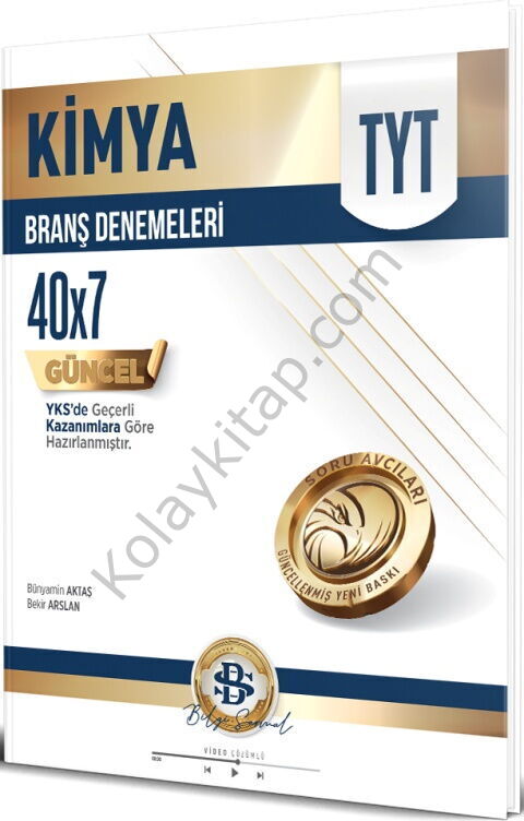 Bilgi Sarmal Yayınları TYT Kimya 40 x 7 Branş Denemeleri