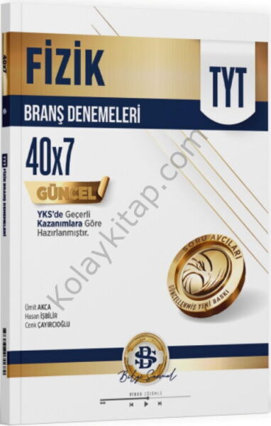 Bilgi Sarmal Yayınları TYT Fizik 40 x 7 Branş Denemeleri