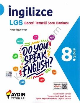 Aydın Yayınları 8. Sınıf LGS İngilizce Beceri Temelli Soru Bankası